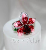 PINK LILY RING FOR WOMEN