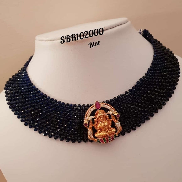 DESIGNER STONES LAKSHMI NECKLACE FOR WOMEN