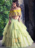 NEW DESIGNER RUFFLE LEHENGA CHOLI