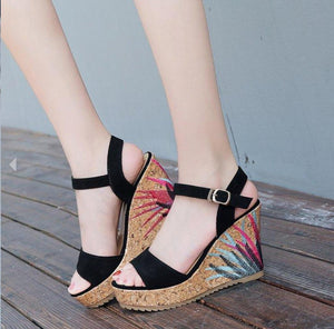 STYLISH EMBROIDERED LADIES SHOES