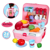 KIDS PRETEND PLAY KITCHEN BACKPACK KIT
