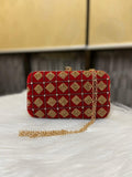 VELVET CLUTCH BAG FOR WOMEN