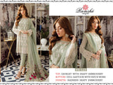 RAMSHA GEORGETTE SALWAR SUIT MATERIAL WITH HEAVY EMBROIDERY WORK
