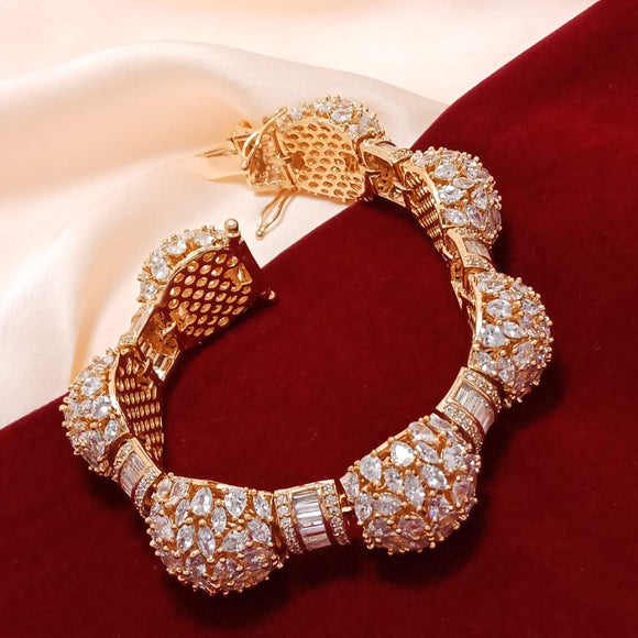 Buy JEWELZ Stylish Gold Alloy Womens Charm Bracelet | Shoppers Stop