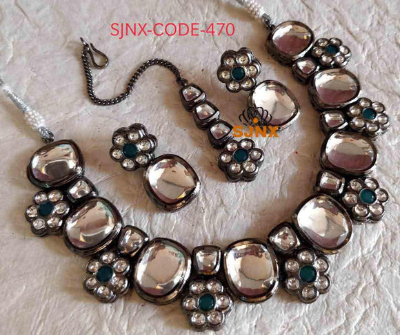 KUNDAN NECKLACE SET FOR WOMEN
