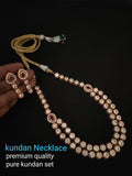 PREMIUM QUALITY KUNDAN NECKLACE SET FOR WOMEN