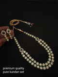 PREMIUM QUALITY KUNDAN NECKLACE SET FOR WOMEN