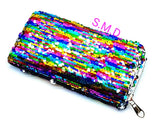 IMPORTED SEQUINS WALLET FOR WOMEN