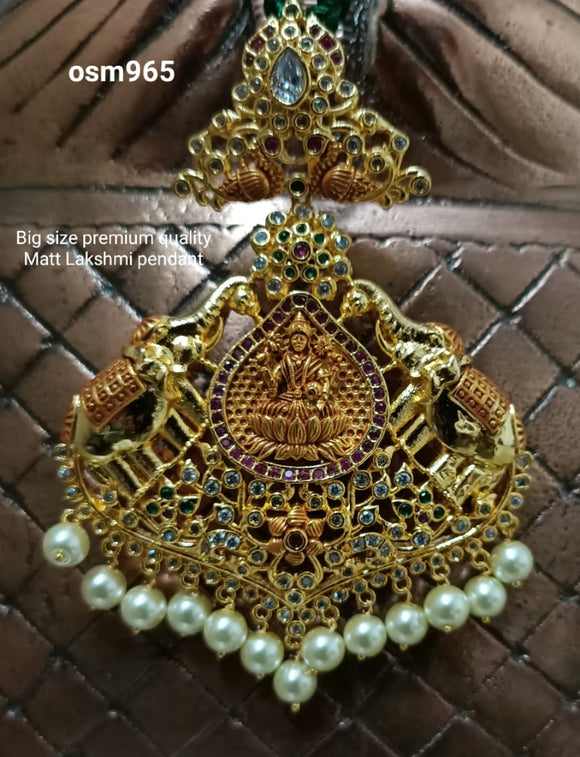 PREMIUM QUALITY BIG SIZE LAKSHMI PENDANT FOR WOMEN –