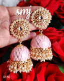 ORIGINAL QUALITY ENAMEL DABI KUNDAN JUMKA FOR WOMEN