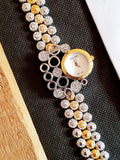 LADIES ORNAMENTAL WATCH IN GOLD AND SILVER TONE