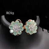 FLOWER POWER STONES EARRINGS FOR WOMEN