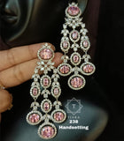 STYLISH DIAMOND SETTING  EARRINGS FOR WOMEN