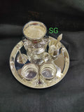 Full set German Silver washable Pooja thali