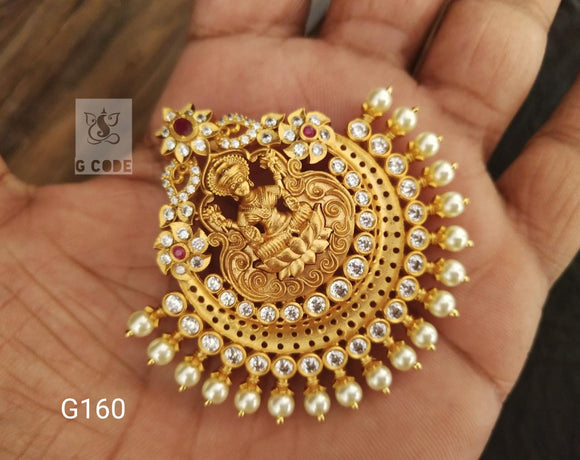 BEAUTIFUL PEARL LAKSHMI PENDANT FOR WOMEN –