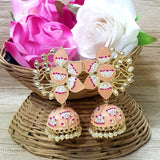 FLOWER MEENAKARI JUMKA FOR WOMEN