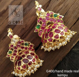 TRADITIONAL ORIGINAL HAND MADE REAL KEMP STONE JUMKA FOR WOMEN