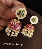 GOTIKA TRADITIONAL ORIGINAL HAND MADE REAL KEMP STONE JUMKA FOR WOMEN