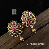 REAL KEMP STONE EARRINGS FOR WOMEN