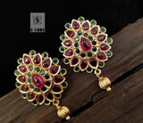 REAL KEMP STONE EARRINGS FOR WOMEN