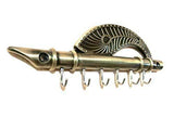 MOR PANKH SHAPED STYLISH METAL KEY HOLDER