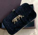 PREMIUM QUALITY DESIGNER VELVET CLUTCH BAG FOR WOMEN