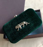 PREMIUM QUALITY DESIGNER VELVET CLUTCH BAG FOR WOMEN