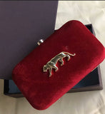 PREMIUM QUALITY DESIGNER VELVET CLUTCH BAG FOR WOMEN