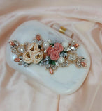 NEW DESIGNER RESIN CLUTCH BAG  FOR WOMEN
