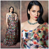KANGANA RANAVAT STYLE BOLLYWOOD SAREE FOR WOMEN