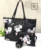 NEW FLORAL HANDBAG WITH POUCH COMBO FOR WOMEN