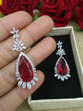 DESIGNER AMERICAN DIAMOND EARRINGS FOR WOMEN