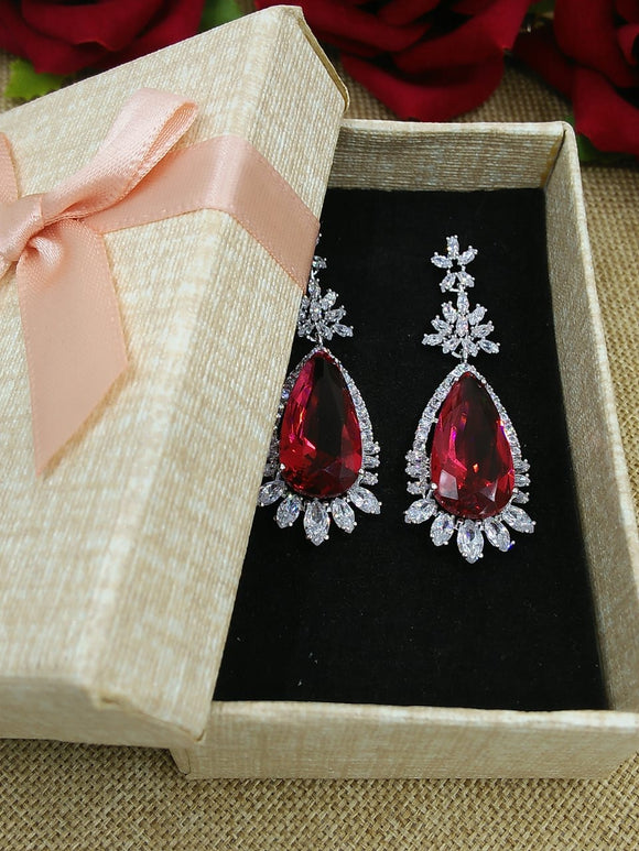 DESIGNER AMERICAN DIAMOND EARRINGS FOR WOMEN