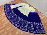 DEEP BLUE LEHENGA FOR WOMEN
