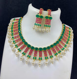 ELEGANT STONE NECKLACE SET FOR WOMEN