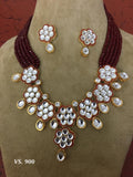 RAGMALIKA  KUNDAN NECKLACE SET FOR WOMEN