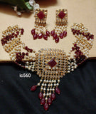 POLKI BEADS CHOKER /NECKLACE FOR WOMEN