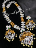 SURABHI PREMIUM QUALITY GOLD&DIAMOND FINISH NECKLACE SET FOR WOMEN