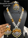 SURABHI PREMIUM QUALITY GOLD&DIAMOND FINISH NECKLACE SET FOR WOMEN