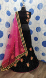 VELVET LEHENGA CHOLI FOR WOMEN