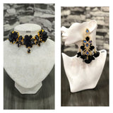 FLORAL NILOFER CHOKER WITH EARRINGS FOR WOMEN