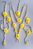 FLOWER NECKLACE SET FOR HALDI/MEHANDI
