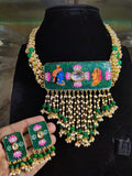 TRADITIONAL MEENAKARI CHOKER/NECKLACE SET FOR WOMEN