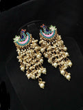 MEENAKARI  BUNCH OF PEARLS EARRING FOR WOMEN