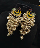 MEENAKARI  BUNCH OF PEARLS EARRING FOR WOMEN