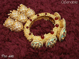 ROYAL MEENAKARI JUMKA WALA BANGLE FOR WOMEN -RGPCC440