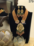 RADHE KRISHNA PENDANT BEAD NECKLACE SET FOR WOMEN -RKR-379