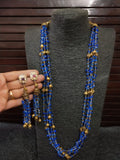 SEMI PRECIOUS STONES  MALA & EARRINGS SET FOR WOMEN-RSR700