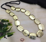 KOMAL   OXIDISED SILVER LONG  NECKLACE  FOR WOMEN -RG330