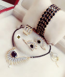 TRENDY MANGAL SUTRA SET WITH MATCHING BANGLES AND RING FOR WOMEN-DFMS01